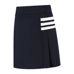 Load image into Gallery viewer, Benji Skirt Dark Navy Off White Stripes
