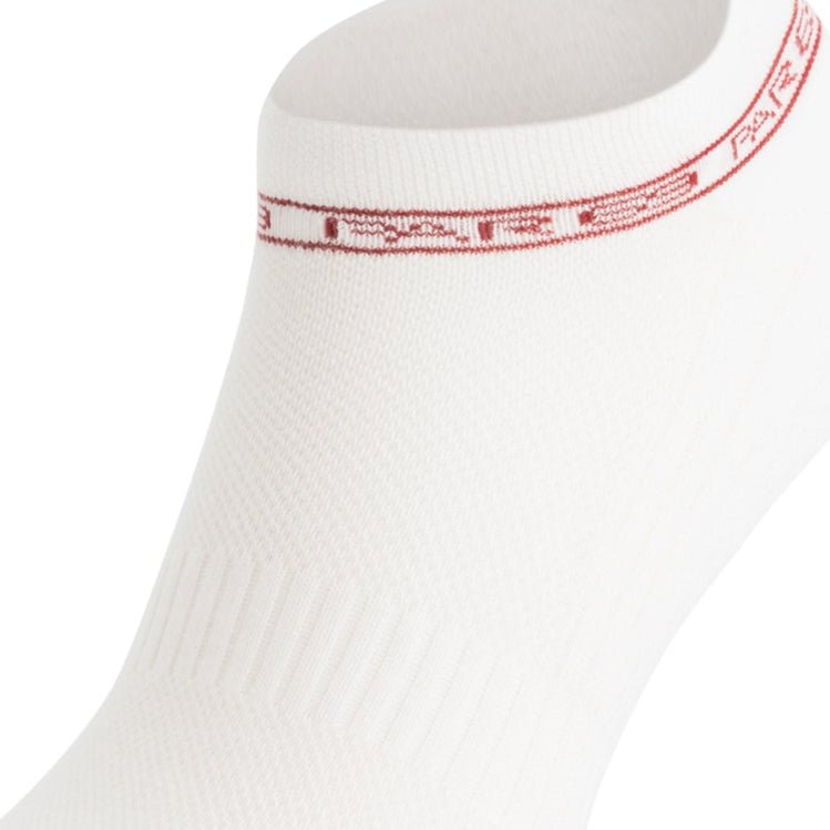 Ankle Socks Off White Red Stripe - PAR 69