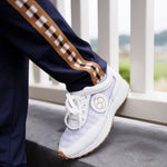 Laden Sie das Bild in den Galerie-Viewer, Ballot Pants Dark Navy Camel Stripe - PAR 69
