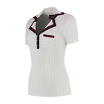 Load image into Gallery viewer, Barbara Polo Off White Dark Navy Knit - PAR 69
