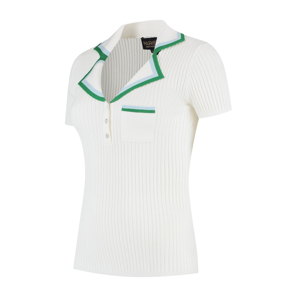 Barbara Polo Off White Green Light Blue - PAR 69