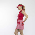 Load image into Gallery viewer, Beau Skirt Red Off White Stripe - PAR 69
