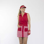 Load image into Gallery viewer, Beau Skirt Red Off White Stripe - PAR 69
