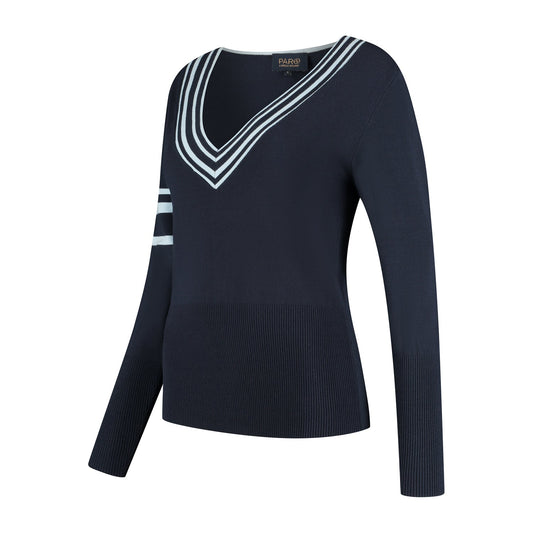 Belle Pullover Dark Navy Light Blue - PAR 69