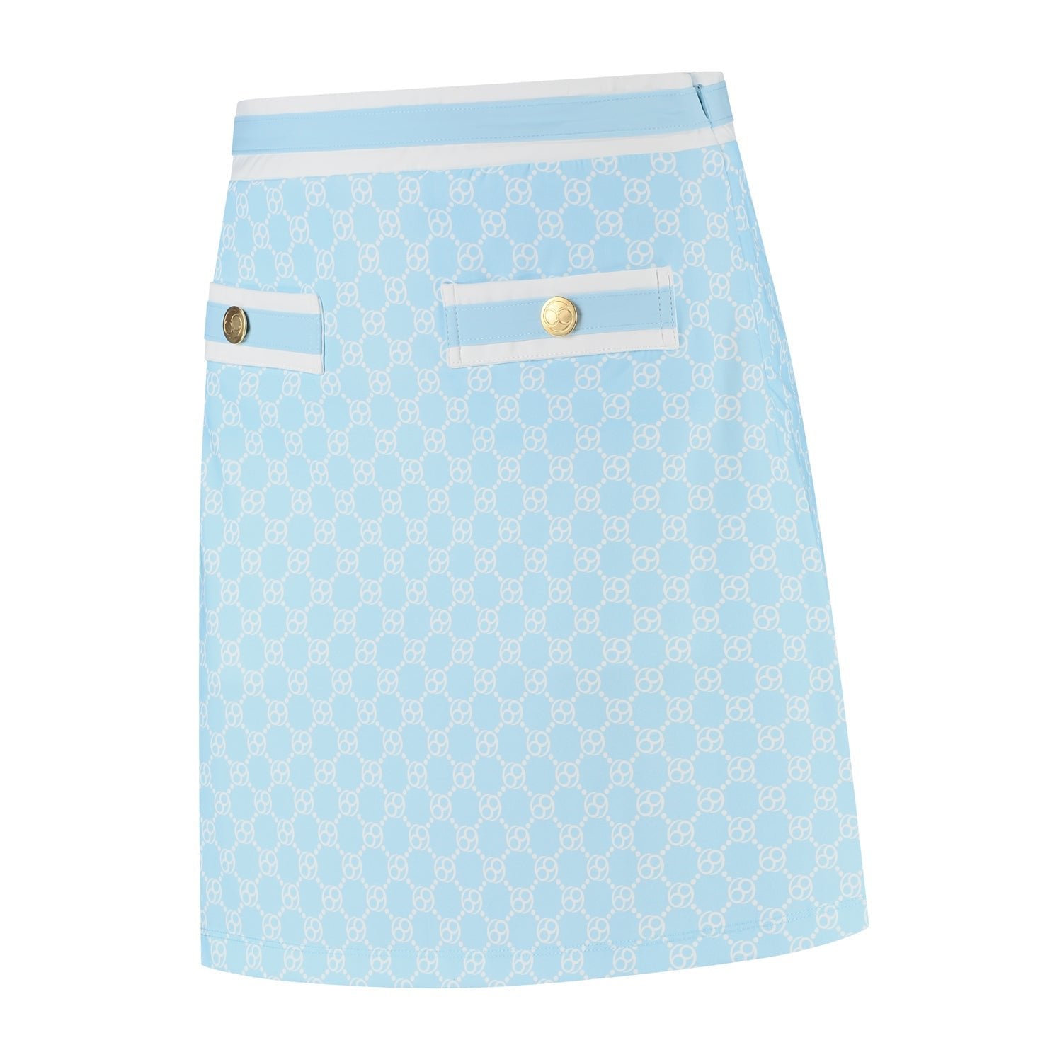 Bucci Skirt Light Blue 69 Print - PAR 69