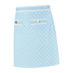 Load image into Gallery viewer, Bucci Skirt Light Blue 69 Print - PAR 69
