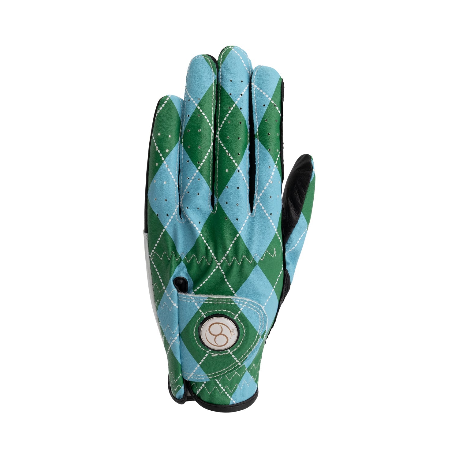 Golf Glove Light Blue Green Print - PAR 69