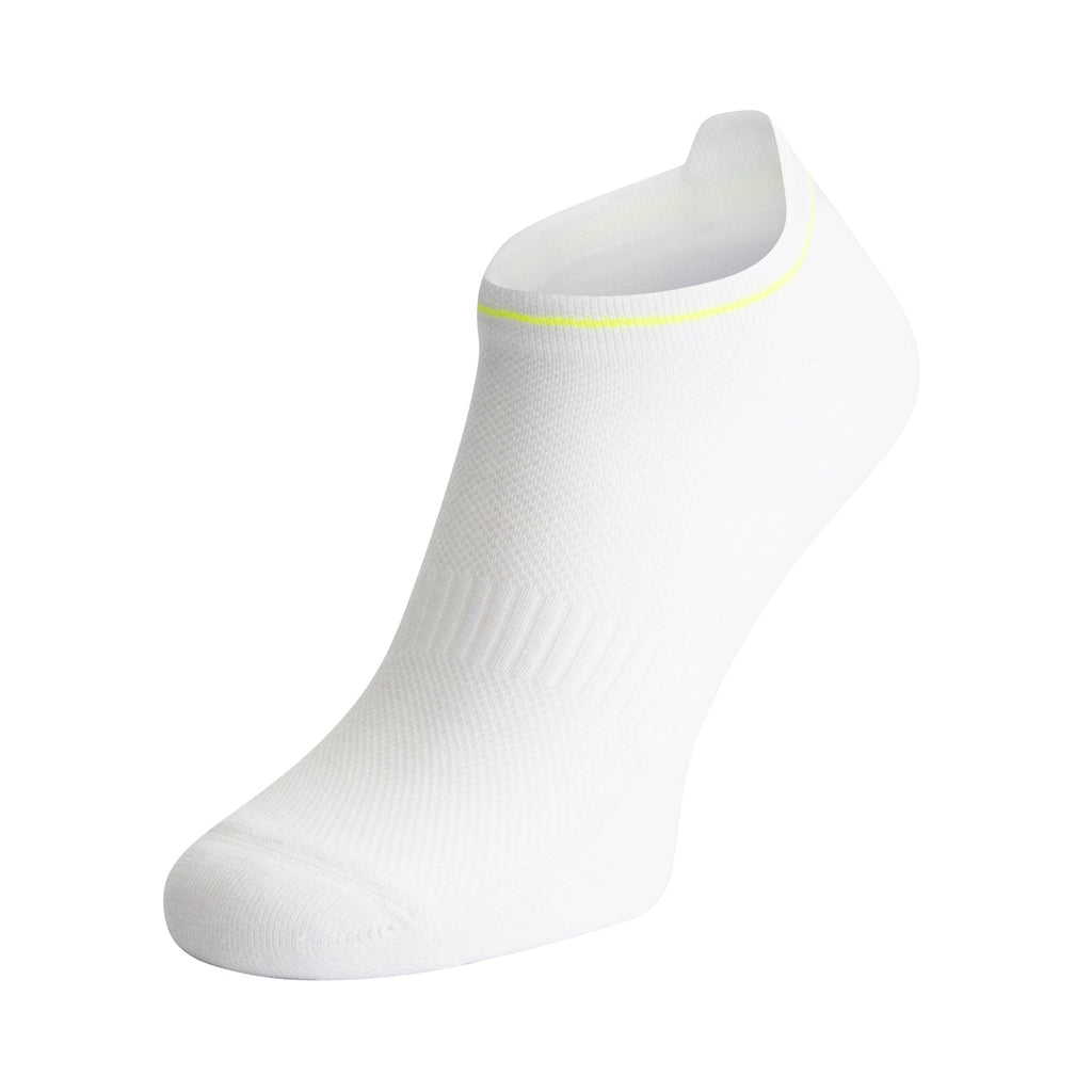 Ankle Socks White Neon Yellow - PAR 69