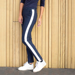 Laden Sie das Bild in den Galerie-Viewer, Ballot Pants Dark Navy, White Stripe - PAR 69
