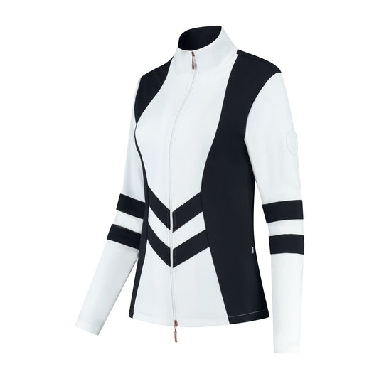 Borg Jacket Of White Black - PAR 69