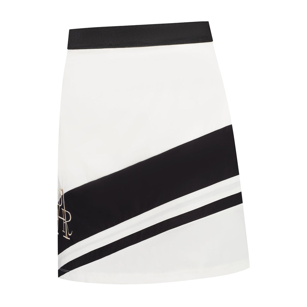 Bucci Skirt Off White Black Logo - PAR 69